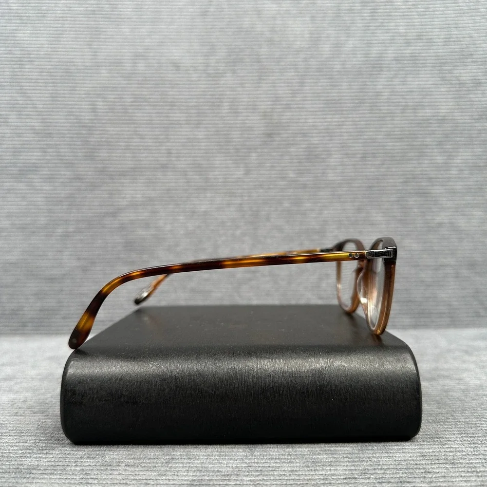 Badgley Mischka Penjen Brown Tortoise Round Eyeglasses 51-21-145 Y2k